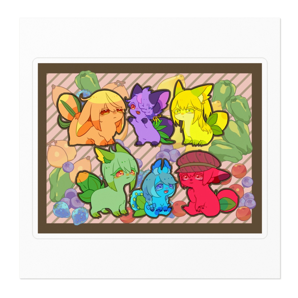 ベリィキッスステッカー