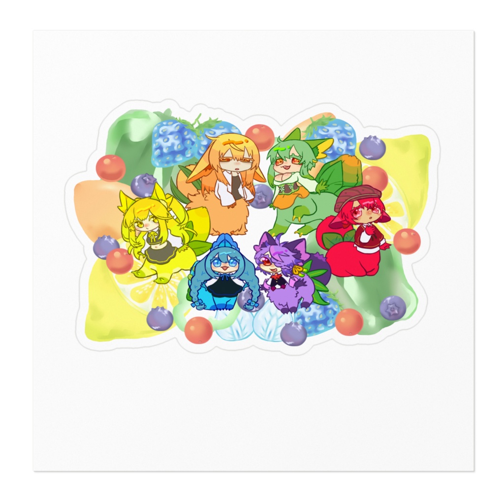 ベリィキッスステッカー