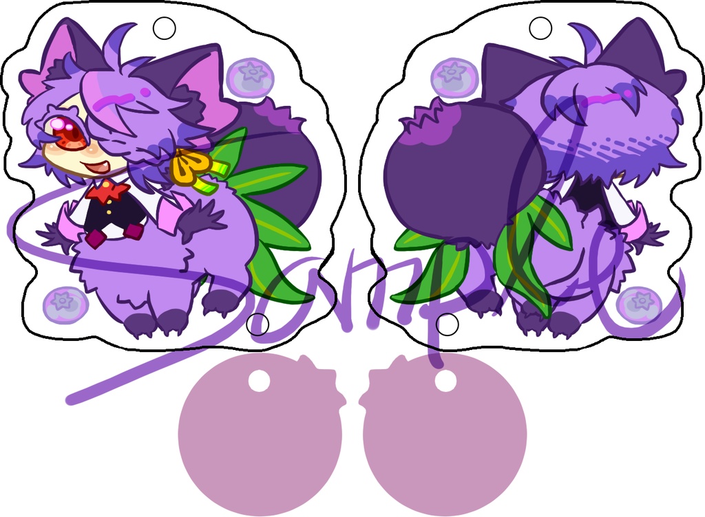 ベリィキッスアクリルキーホルダー