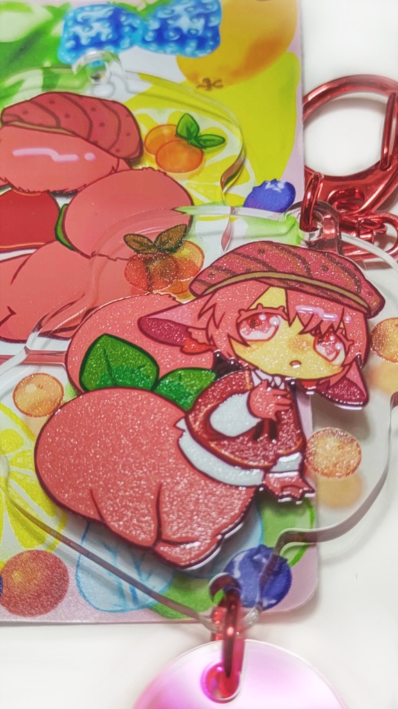 ベリィキッスアクリルキーホルダー