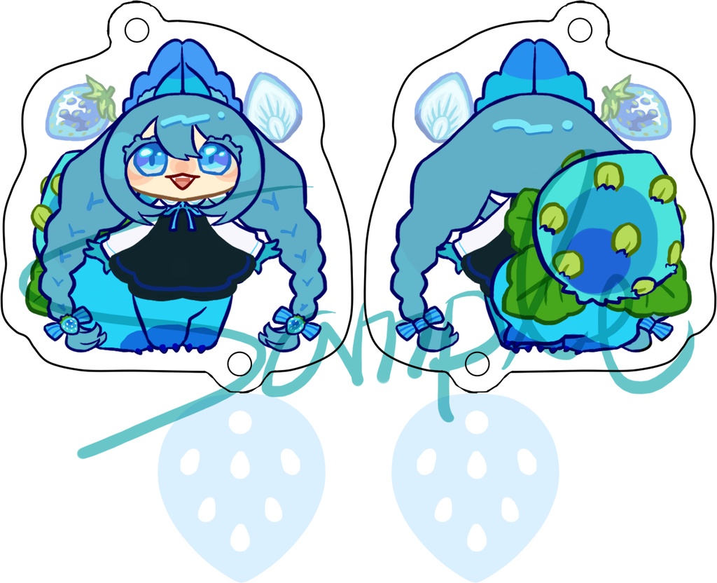 ベリィキッスアクリルキーホルダー