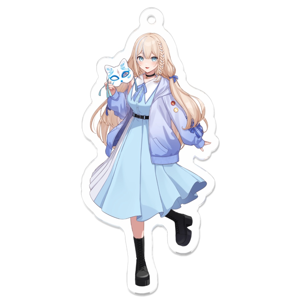 くろりす コーティング有りアクリルキーホルダーA