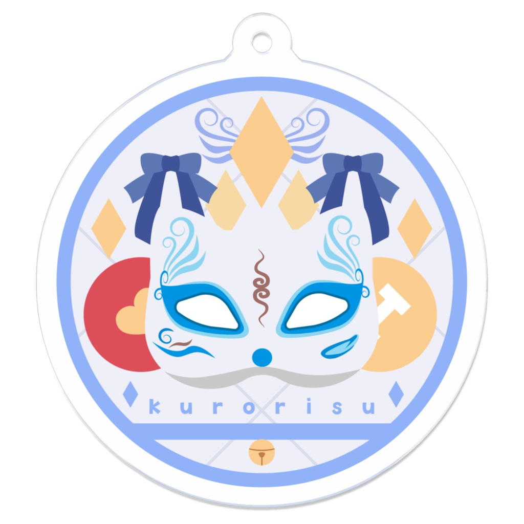 くろりす ロゴアクリルキーホルダーA