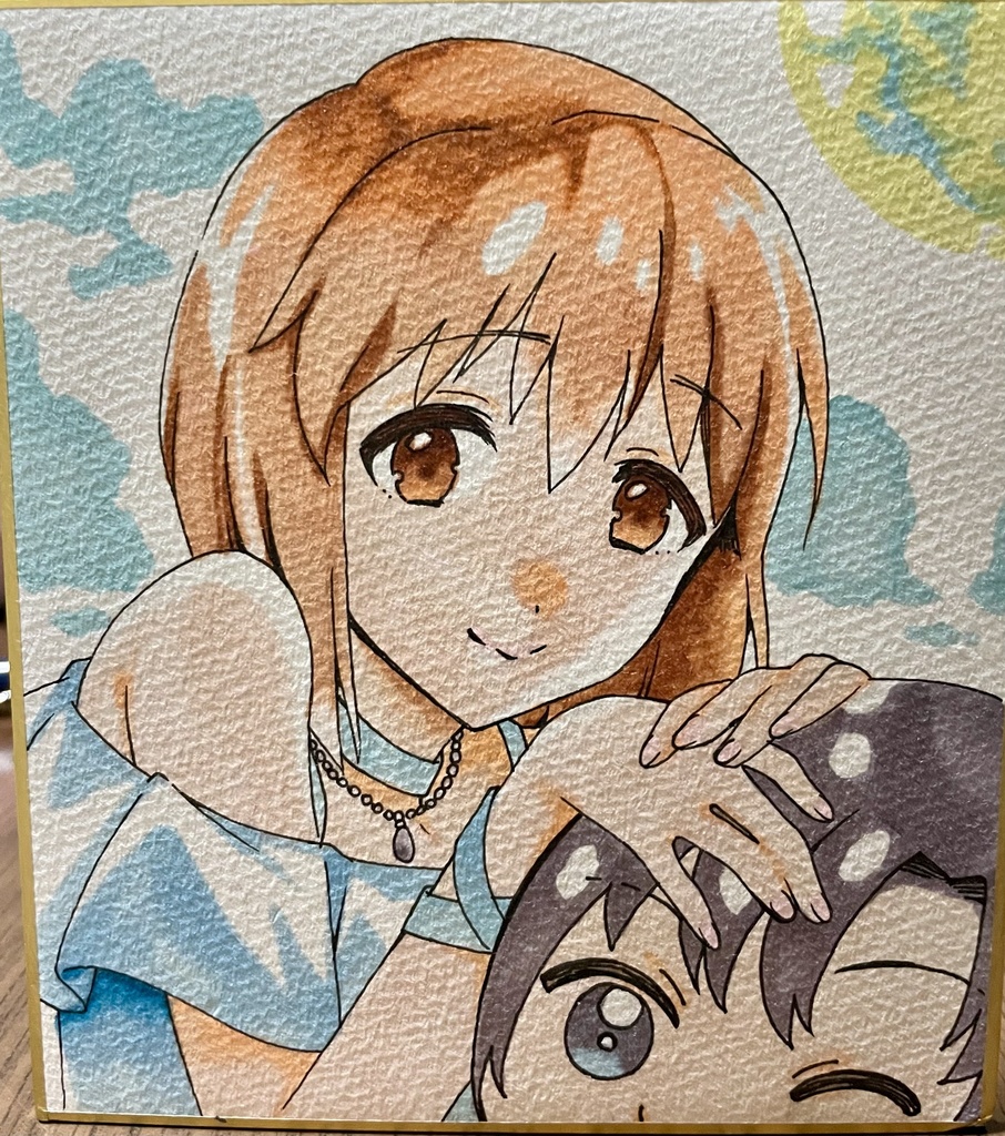 萩原雪歩色紙