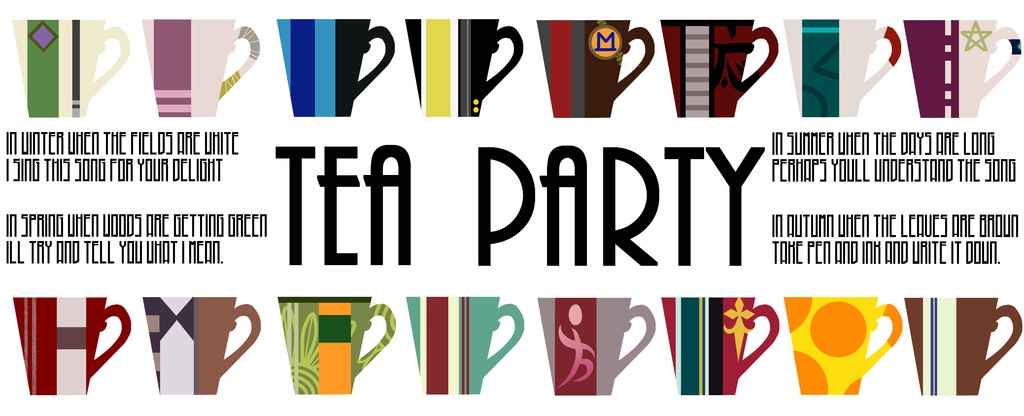 Tea party マグ