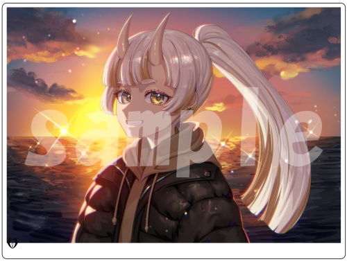 月見しゅろ様「クリスマス」「お正月」イラストアクリルプレート