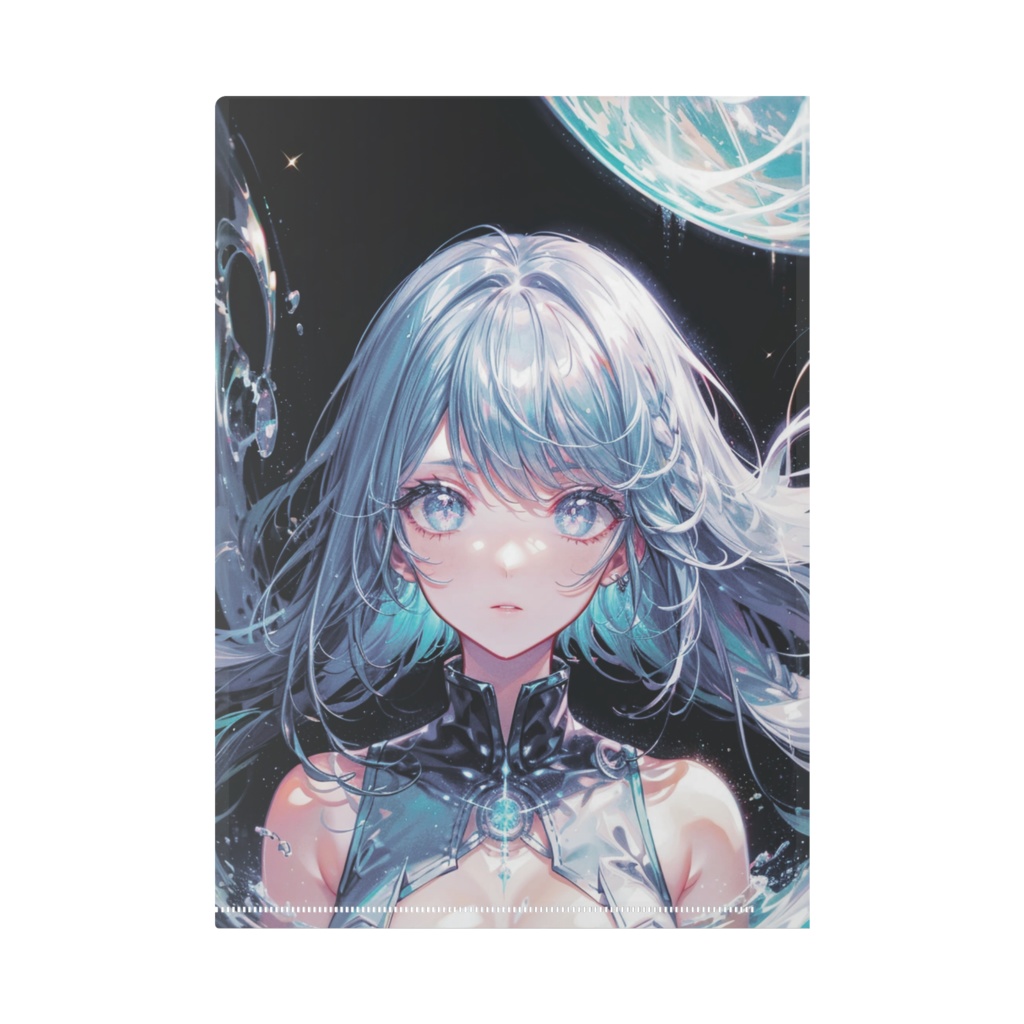 Crystal Aura File Set ― 蒼き星の少女 クリアファイル