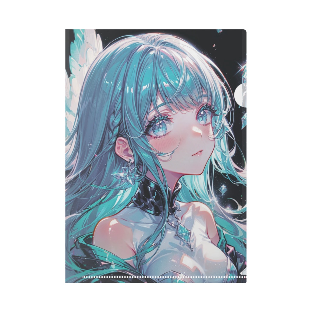 Crystal Aura File Set ― 蒼き星の少女 クリアファイル