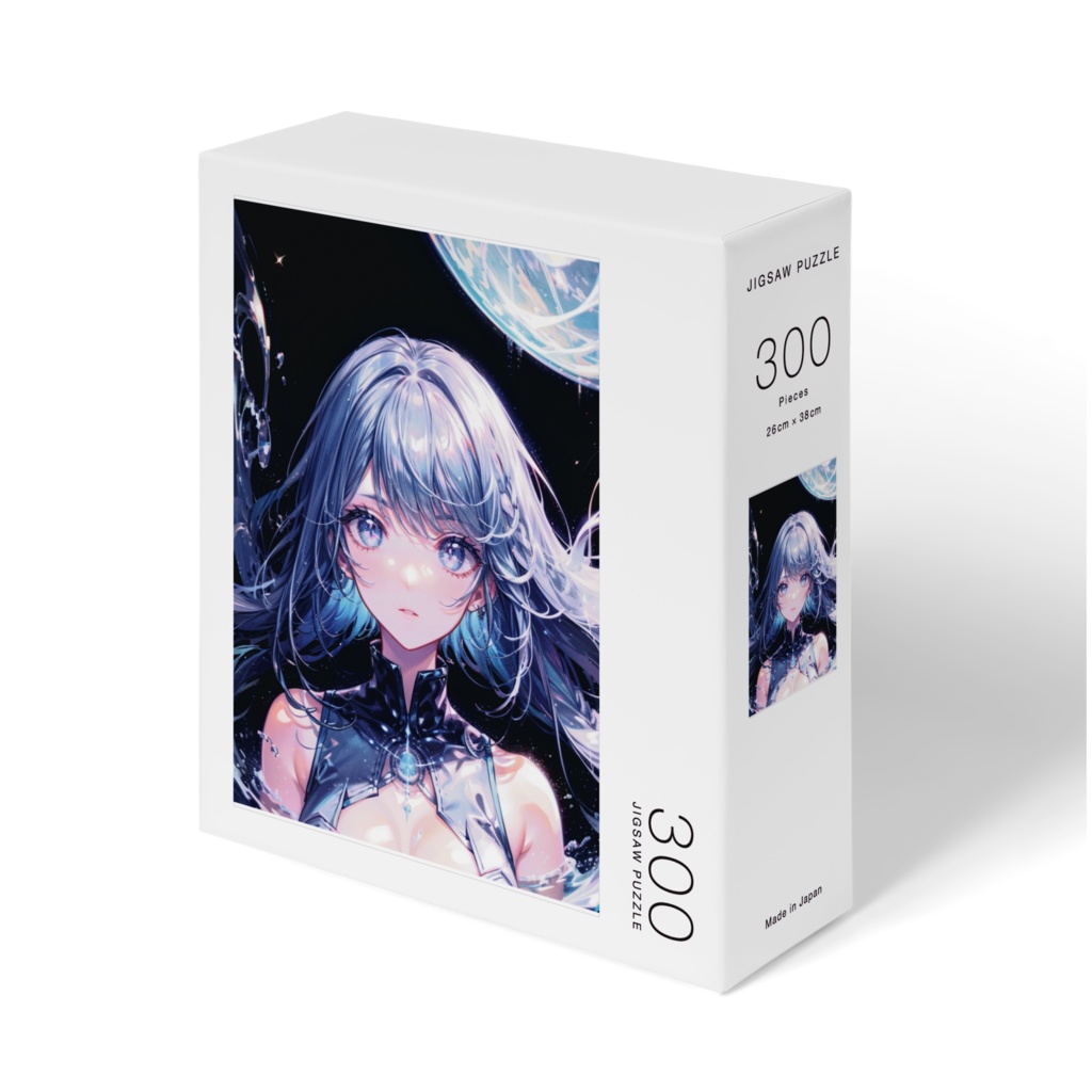 Moonlight Aqua Puzzle ― 月光に揺れる蒼き少女のジグソーパズル