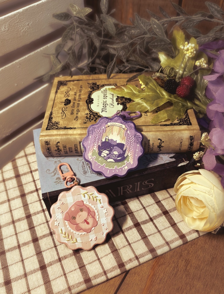 木製キーホルダー