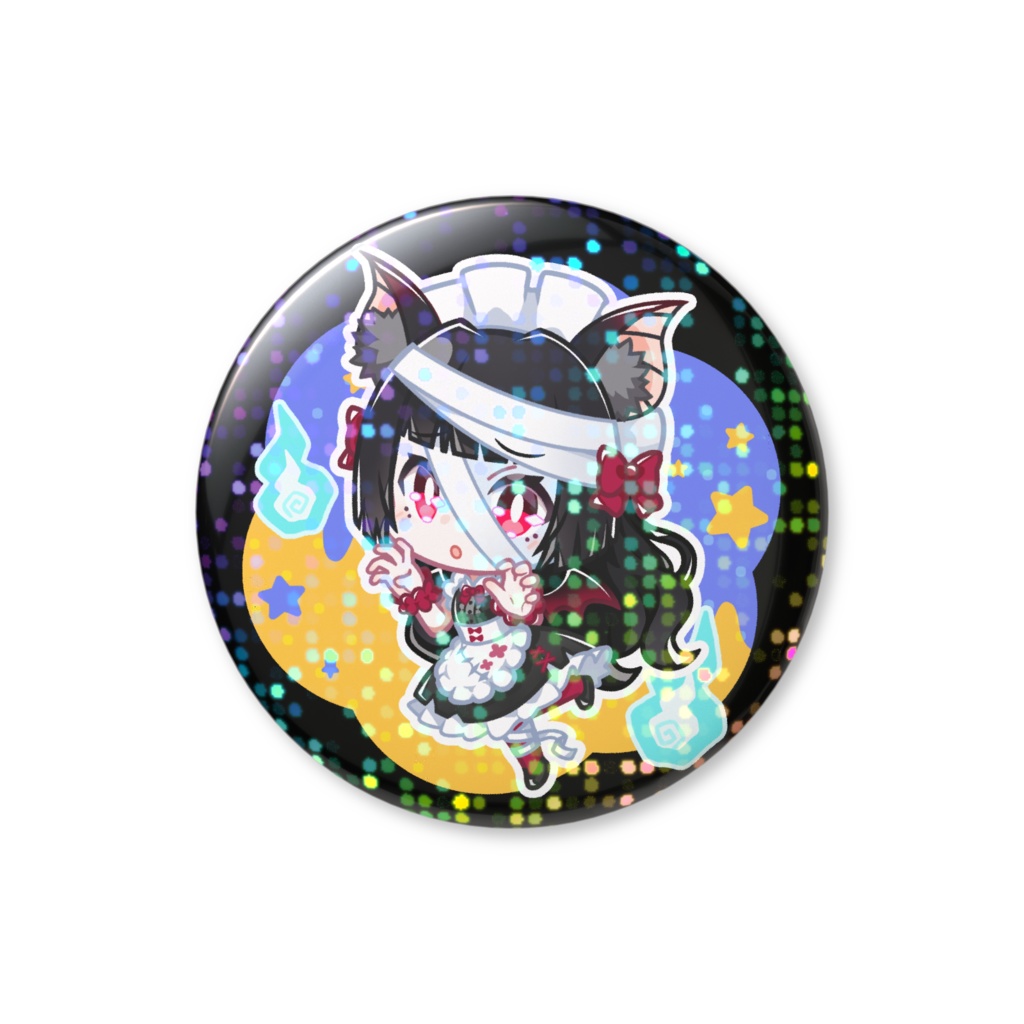 2025年Halloweenグッズ ホログラム缶バッジ