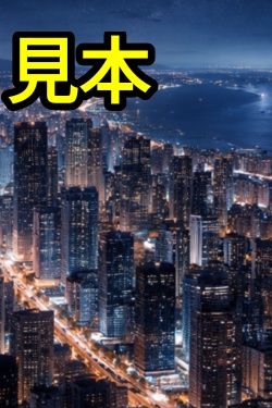 夜景上空ビュー×海の見える都市 iPhone壁紙2枚セット