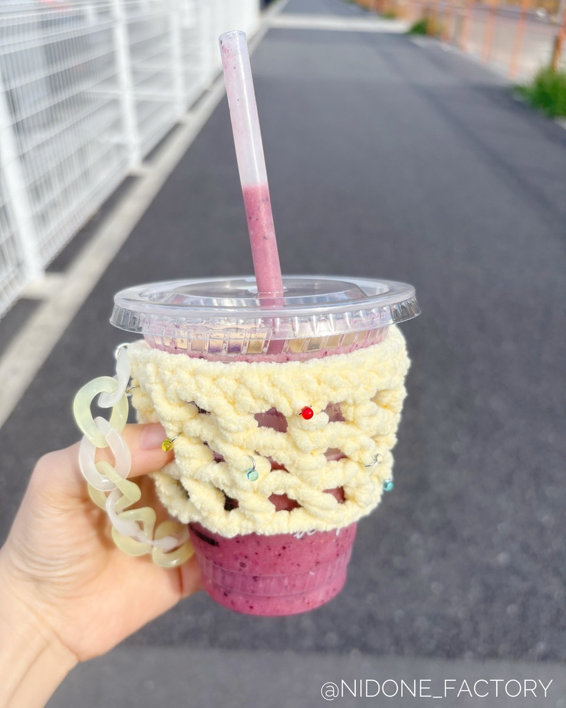 🌼春のひだまりカップホルダー🌼