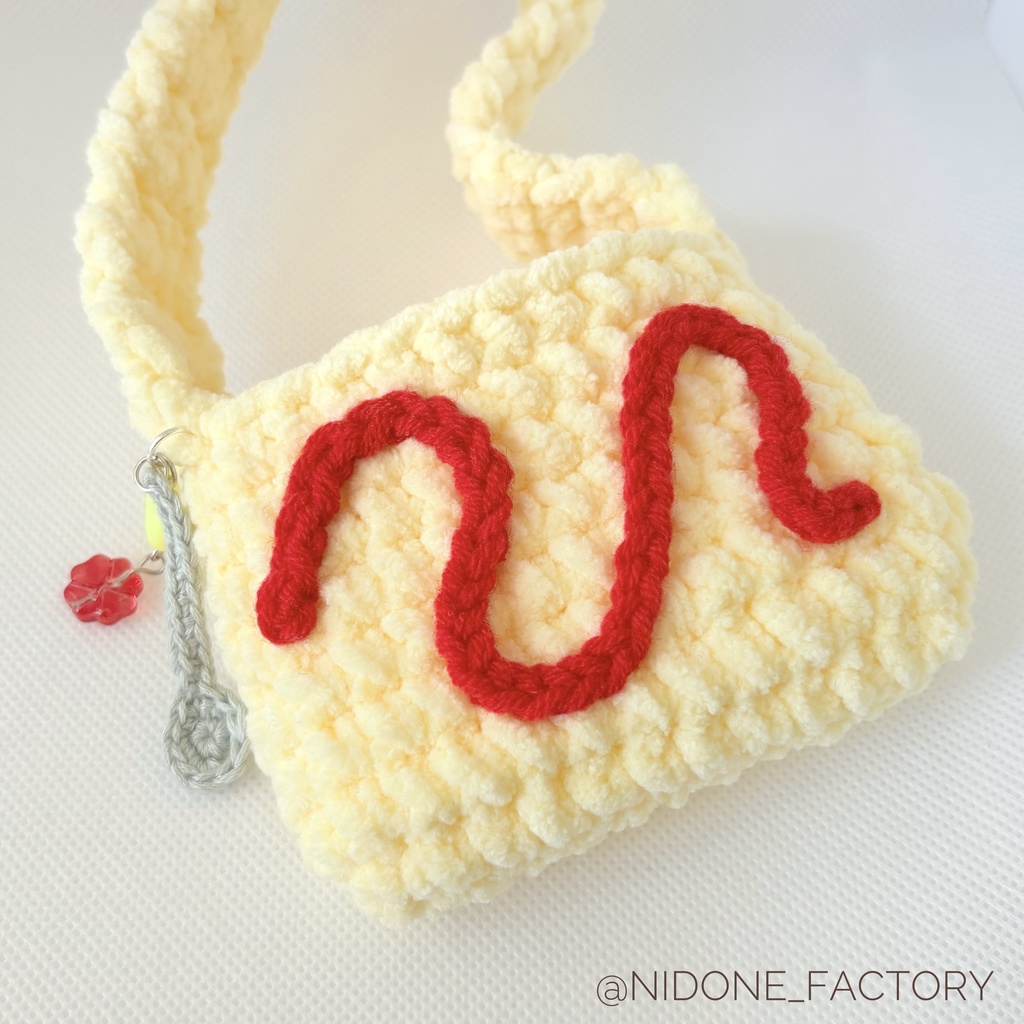 【10cmぬい用】ふんわりオムライスのおくるみ