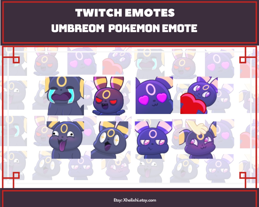 *FREE* Twitch Umbreom Pokemon Emotes