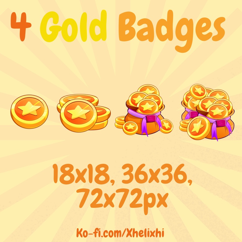 *FREE* 4 Gold Badges Twitch