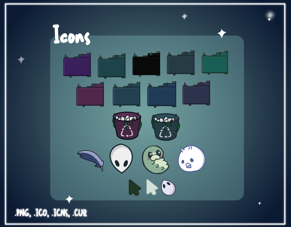 Hollow Knight Computer Desktop Theme Background Wallpaper Organizer Set, Gothic Wallpaper Organizer Set, Pc Desktop Theme, Windows Theme Set