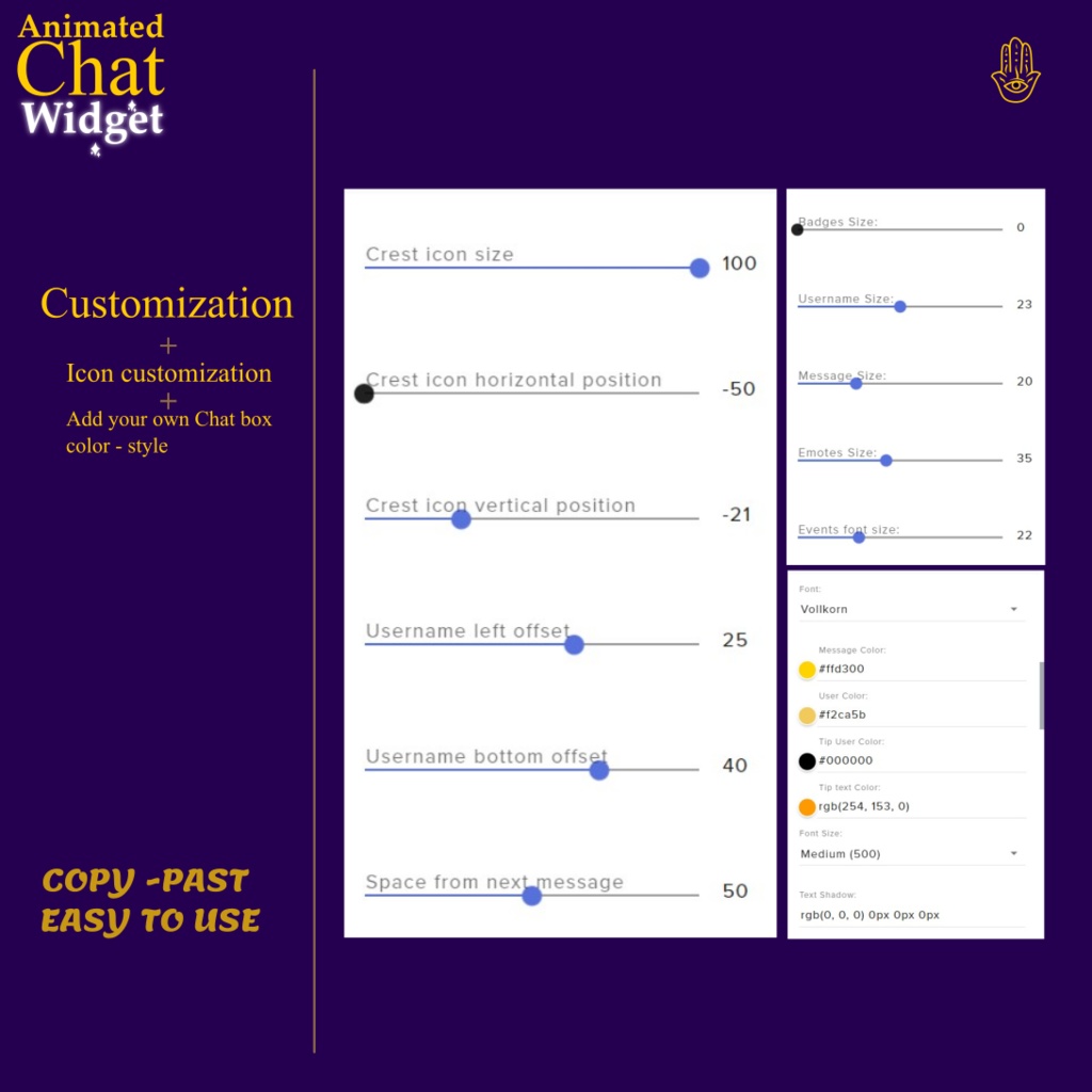 Tarot Chat Widget Twitch Animated, Chat widget streamelements, Stream widget animated, Witch | Celestial | OBS | StreamElements | Tarot