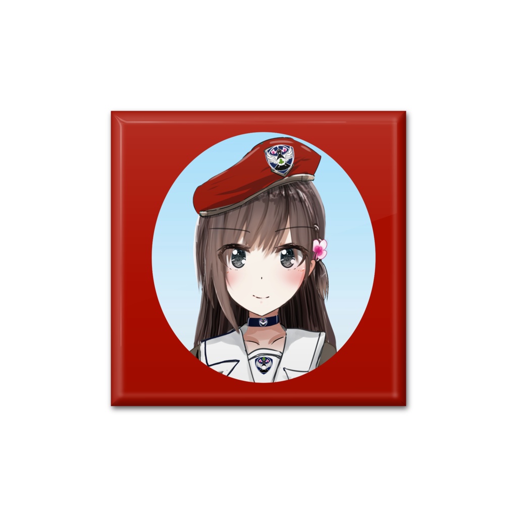 蘭茶三角肖像バッジ