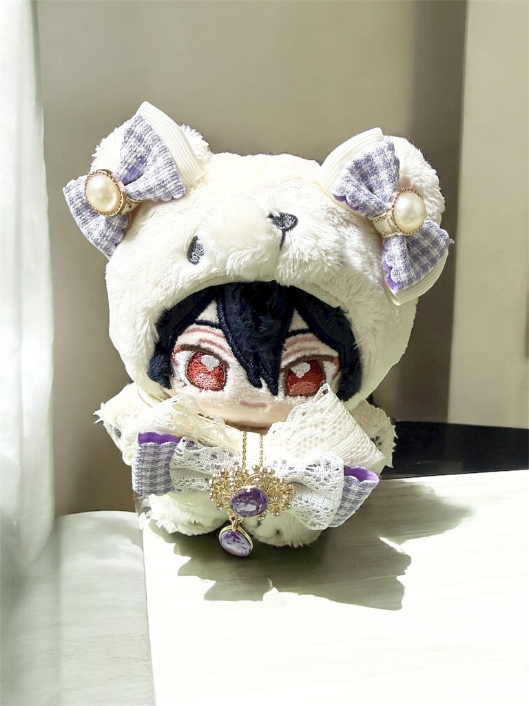 あんスタ いつぬい リボンチョーカー 耳飾り 紫