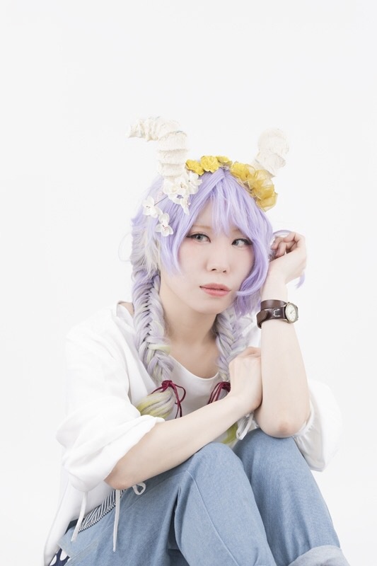 角カチューシャ 花 リボン