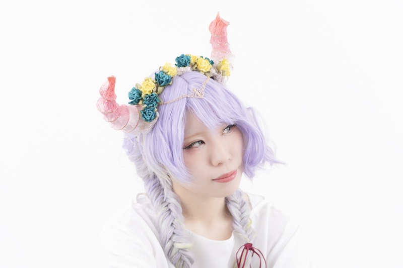 角カチューシャ 春 お花 【炭水化物】