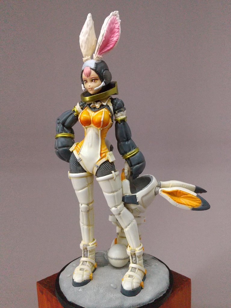 「バニ娘とウサギ」