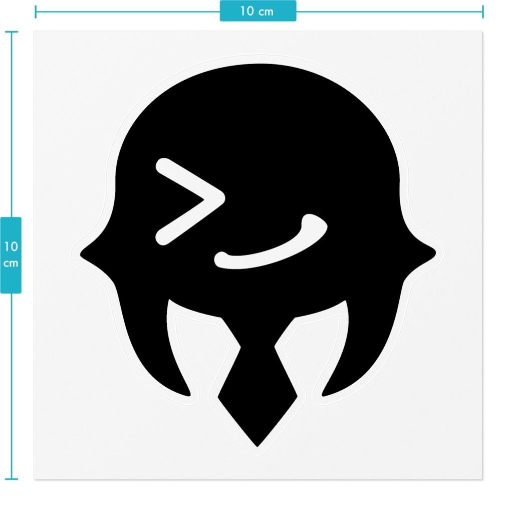 創好リナ ロゴステッカー Black