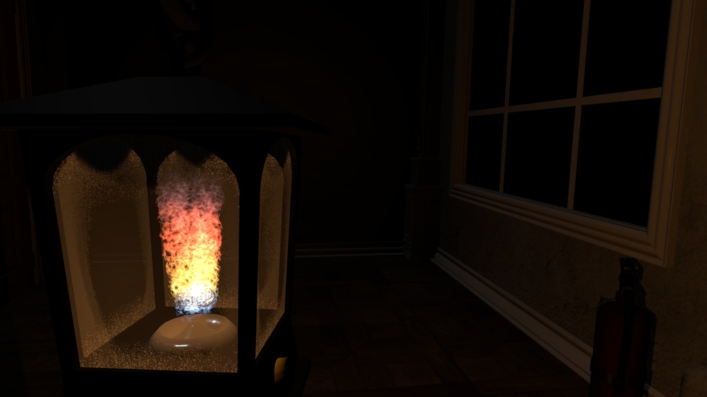 【VRC向けアバターライト】オリジナル3Dモデル オサレなランタン