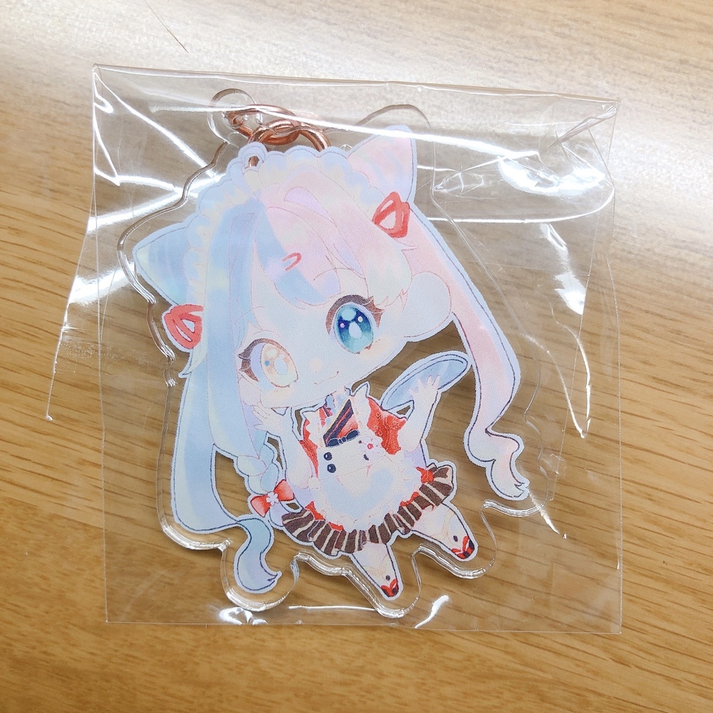 アクキー　和メイド朱理ちゃん