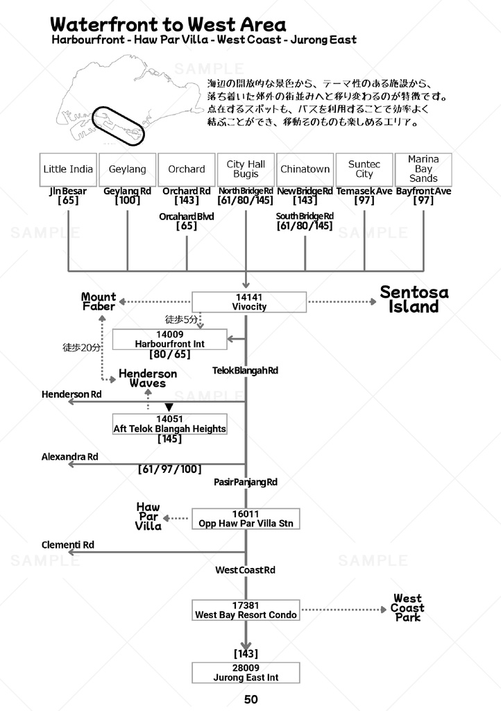 バスでめぐるシンガポール街歩き
