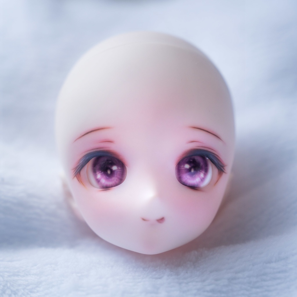 DDH-28(セミホワイト肌)カスタムヘッド+おまけアイ 難あり