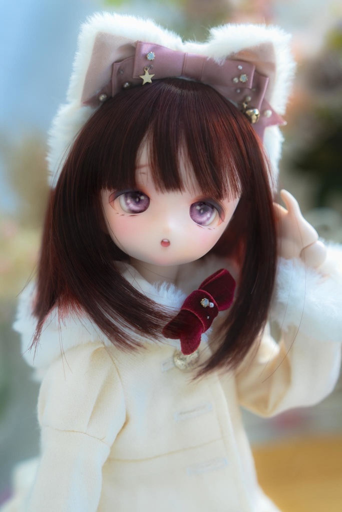 DDH-01(セミホワイト肌)カスタムヘッド+おまけアイ 難あり