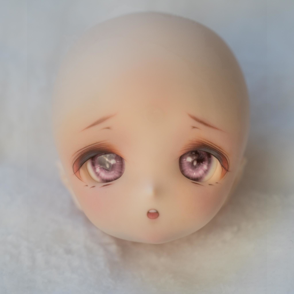 DDH-01(セミホワイト肌)カスタムヘッド+おまけアイ 難あり