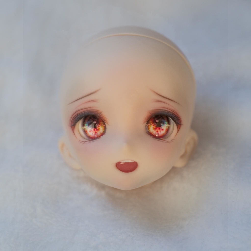 DDH-10(セミホワイト肌)カスタムヘッド+おまけアイ 難あり