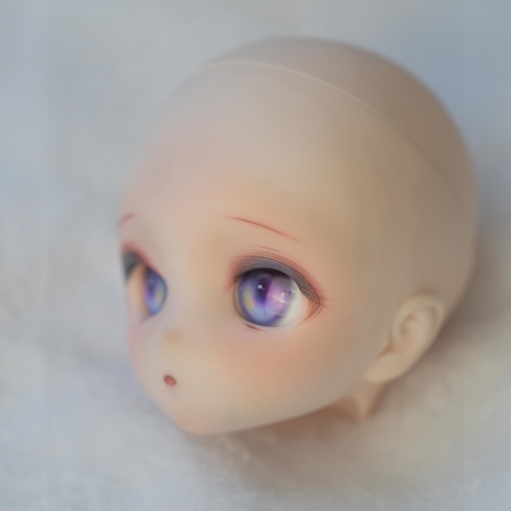 DDH-28(セミホワイト肌)カスタムヘッド+おまけアイ