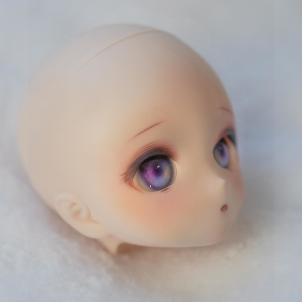 DDH-28(セミホワイト肌)カスタムヘッド+おまけアイ