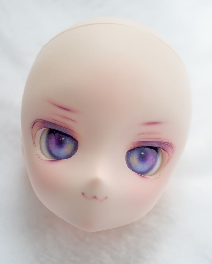 DDH-28(セミホワイト肌)カスタムヘッド+おまけアイ ソフビ盛り難あり