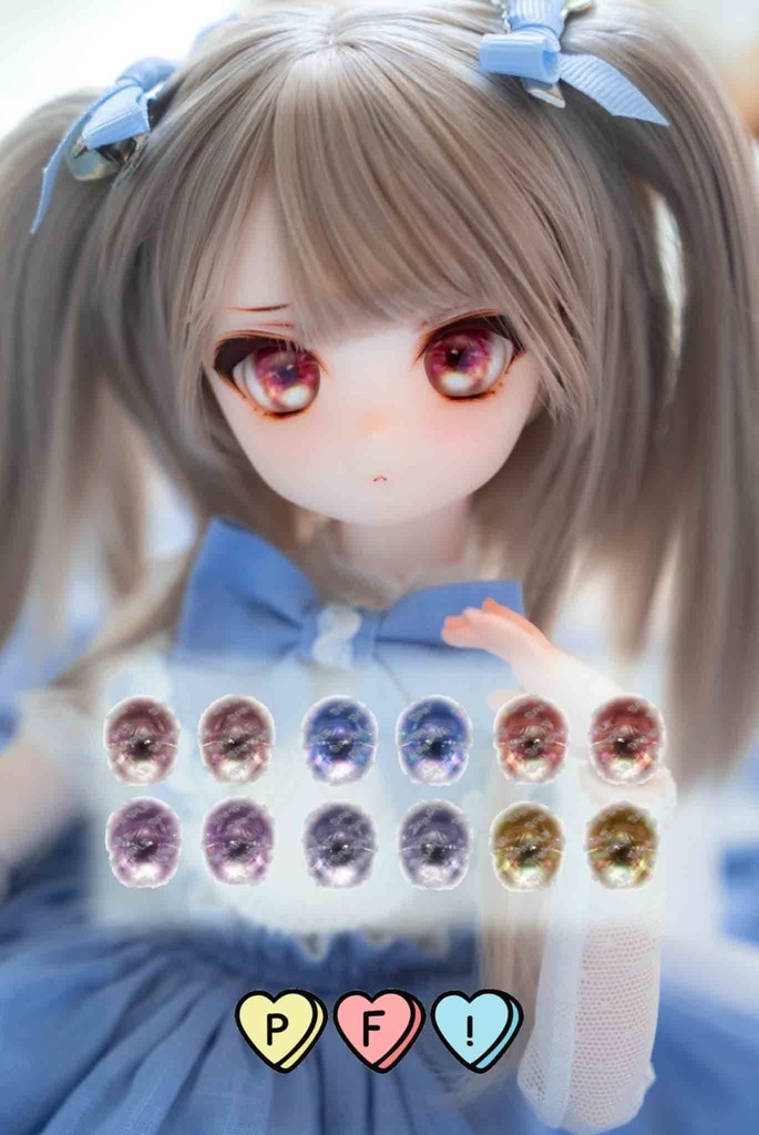 デカールアイ 20-22mm相当 タイプ: えんじぇる