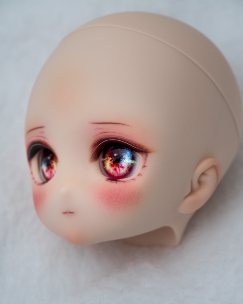DDH-27(セミホワイト肌)カスタムヘッド+おまけアイ