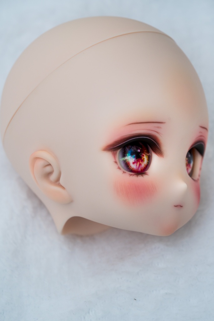 DDH-27(セミホワイト肌)カスタムヘッド+おまけアイ