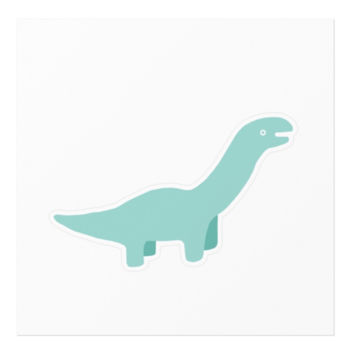 きょうりゅうステッカー