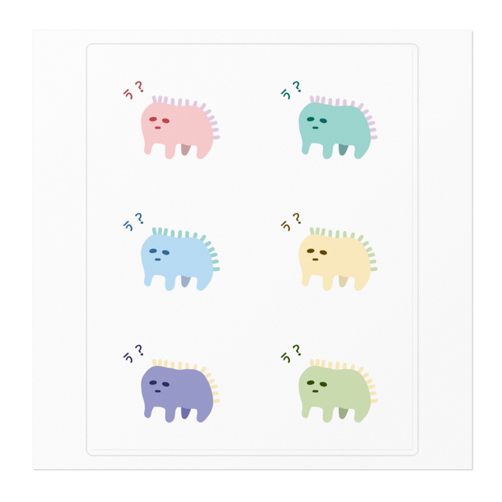 う?なステッカー。