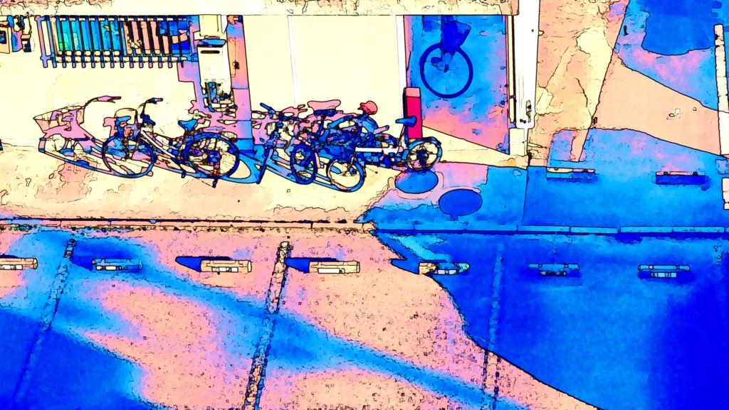 オシャレ自転車ポーチ。