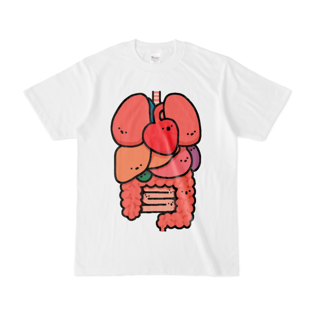 臓器ちゃんたちのTシャツ。