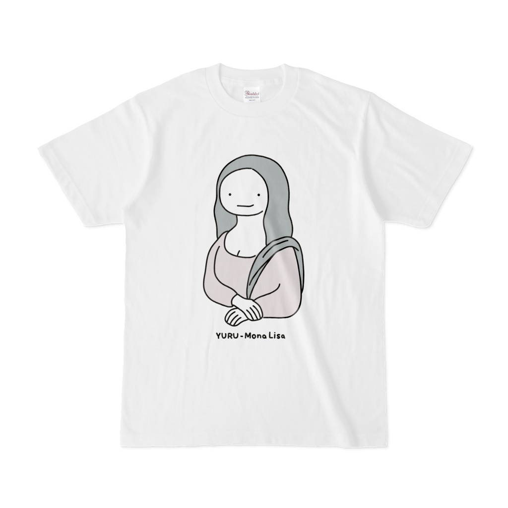 ゆるびじゅつTシャツ。(モナリザ)