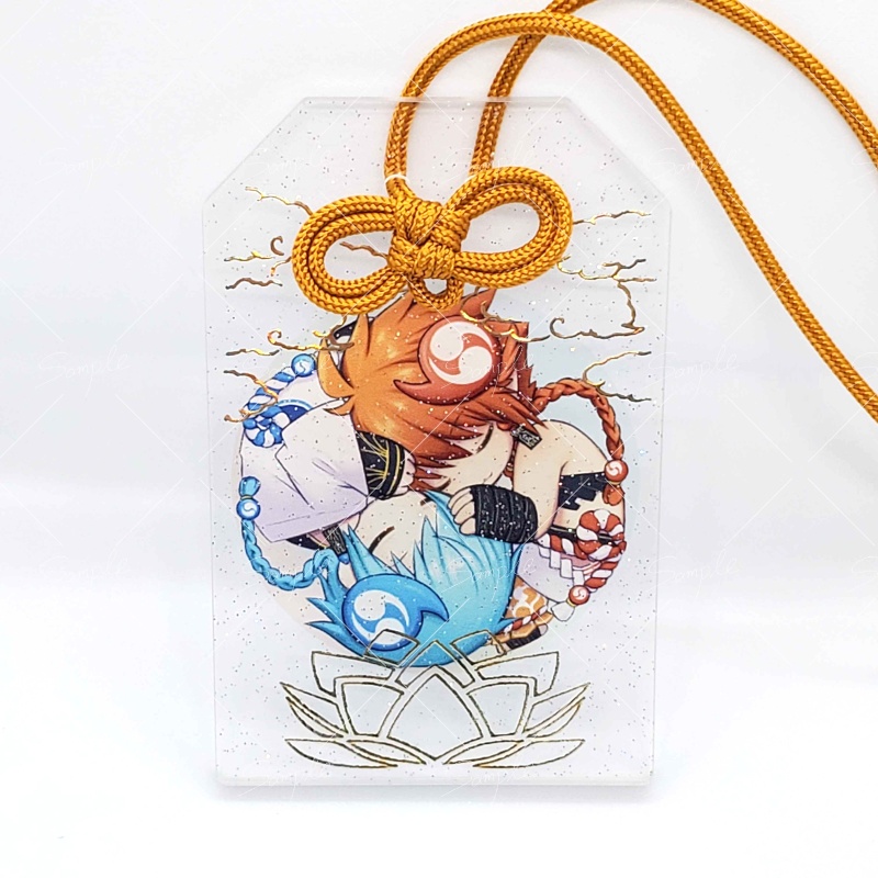 レフライ お守り風アクリルキーホルダー