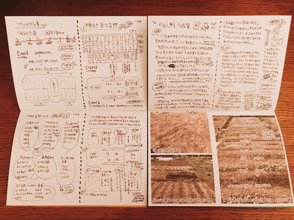 畑帳ーはじめての露地栽培2021秋冬 上・下