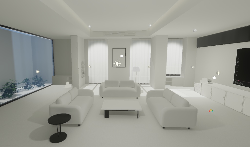 Simple Living room-LGC
