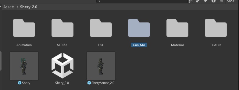 「Shery v2」 Gun Modular Avatar